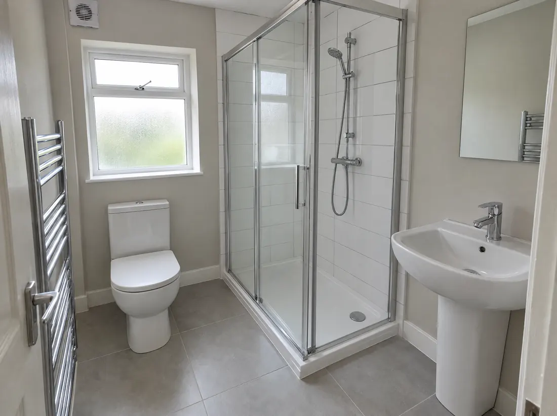 Shower tray ensuite