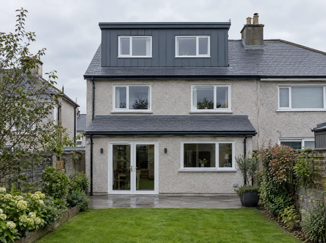 Attic conversion with a dormer