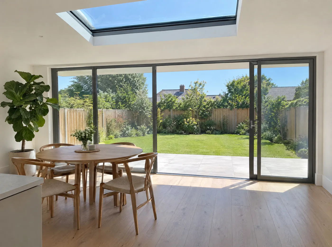A south-facing garden: the most sun, and the most heat