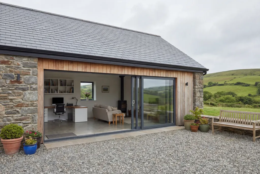Garage converted in Ireland