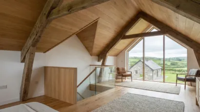 Attic converted in rural Ireland