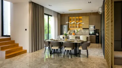 Modern home interior after renovation