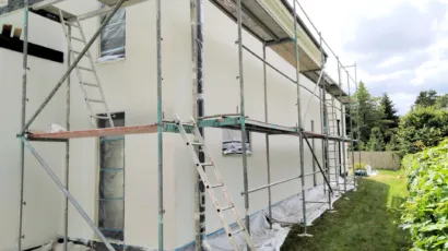 Outside home renovation