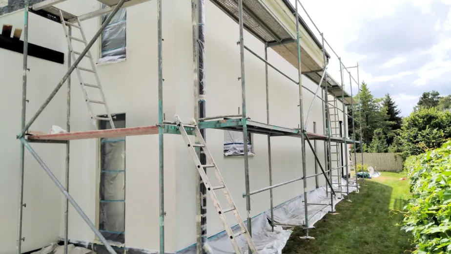 Outside home renovation