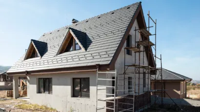 New house being built in Ireland