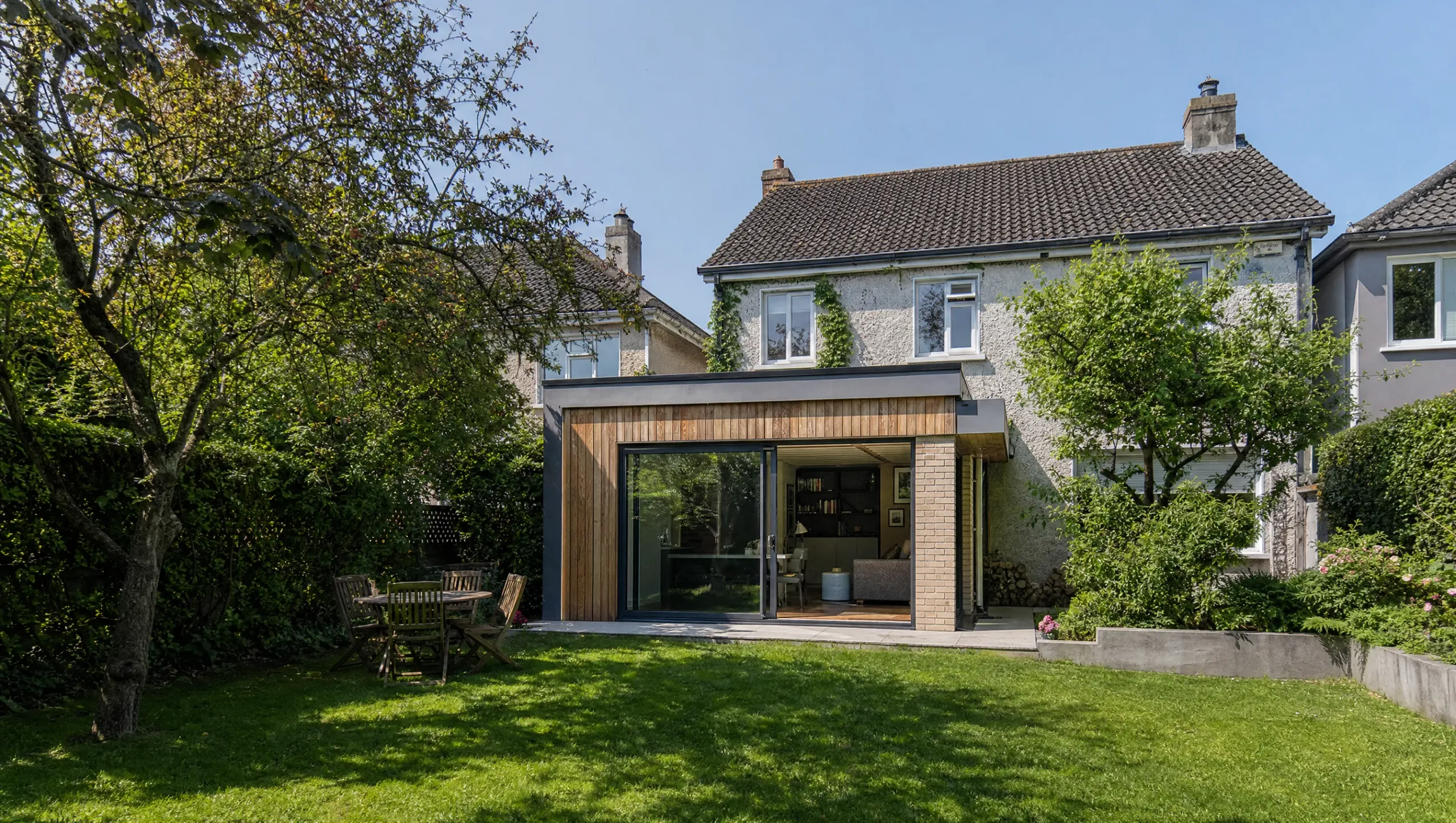 Rear extension up to 45 m²