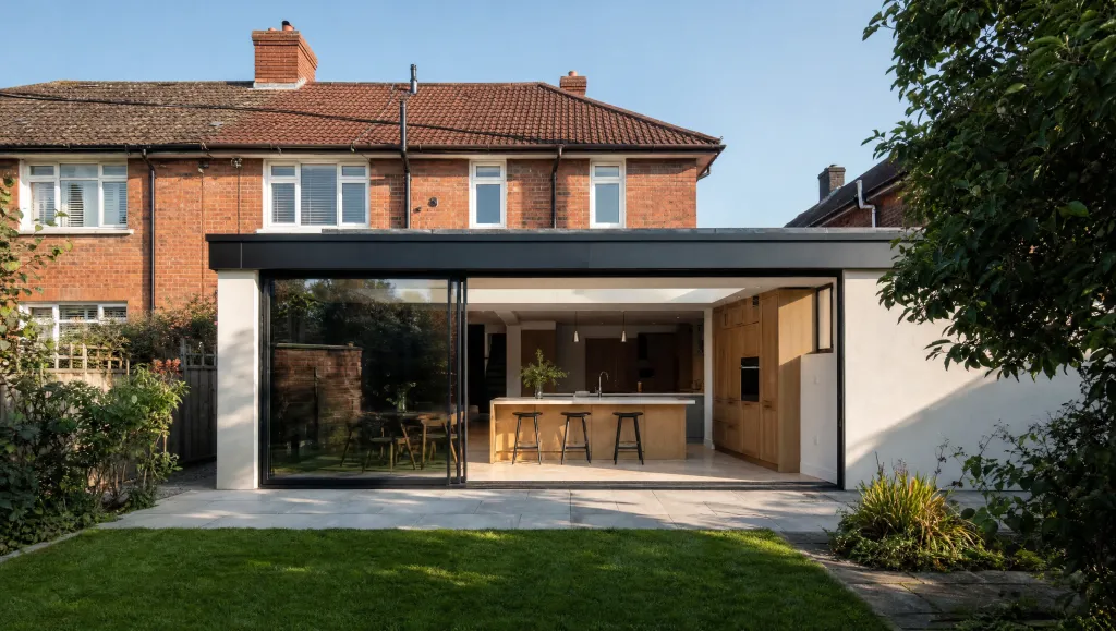 Modern rear kitchen extension