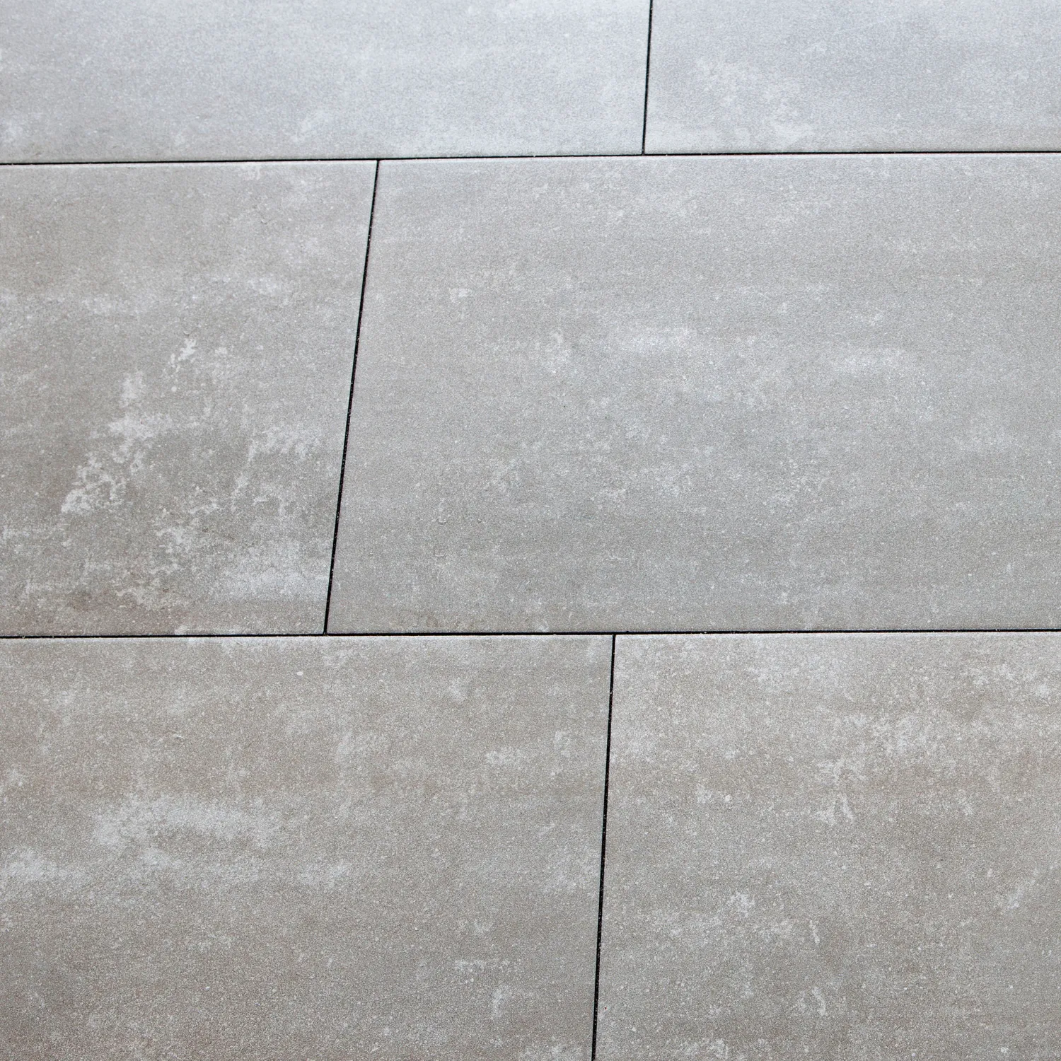 grey tiles on floor
